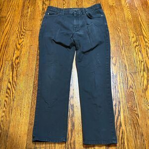 Banana Republic Traveler Slim Fit Chinos Pants Men's 34x30 Black Casual